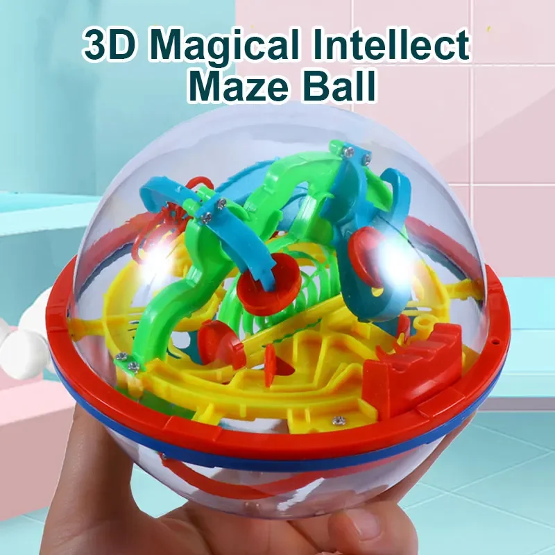 Bola de laberinto 3D para juego de inteligencia