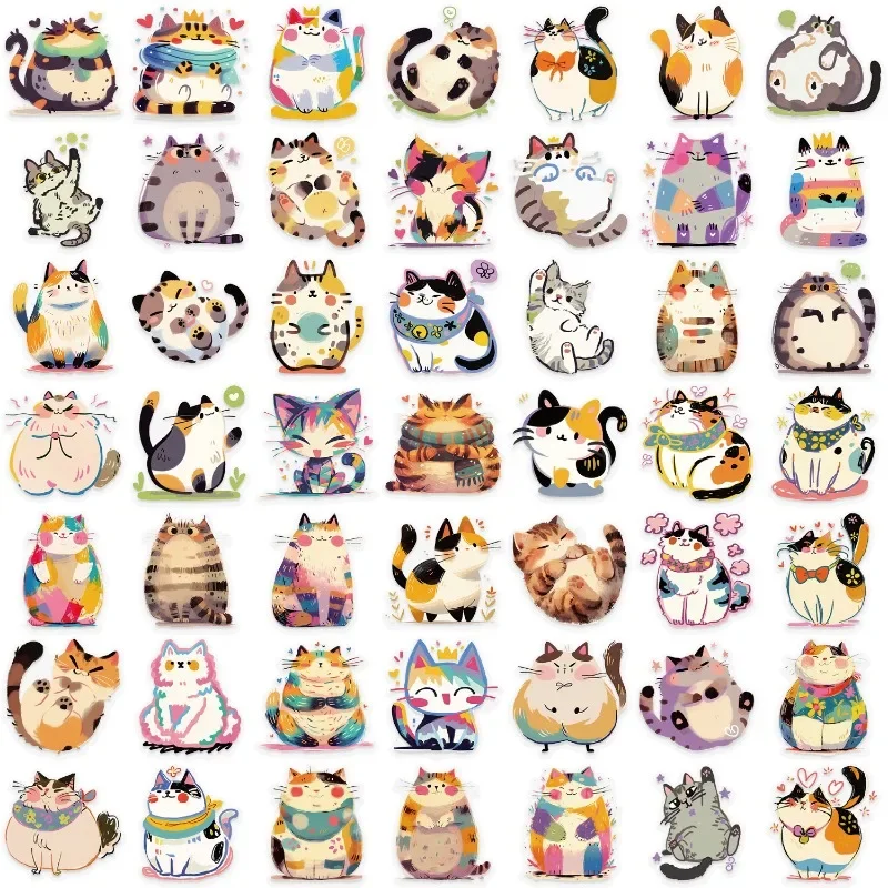 Pegatinas infantiles de gato y animales para recortar y decorar - imagen 4