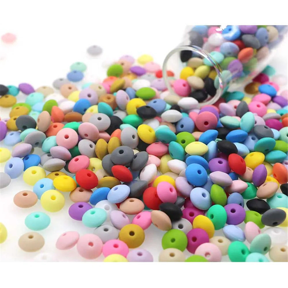 Kit DIY cuentas de silicona para pulseras y collares infantiles - imagen 5