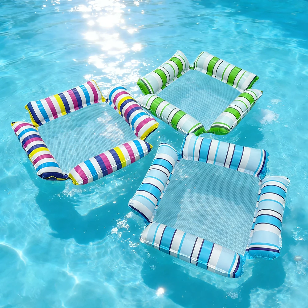Silla flotante hinchable para piscina y playa, asiento individual - imagen 4