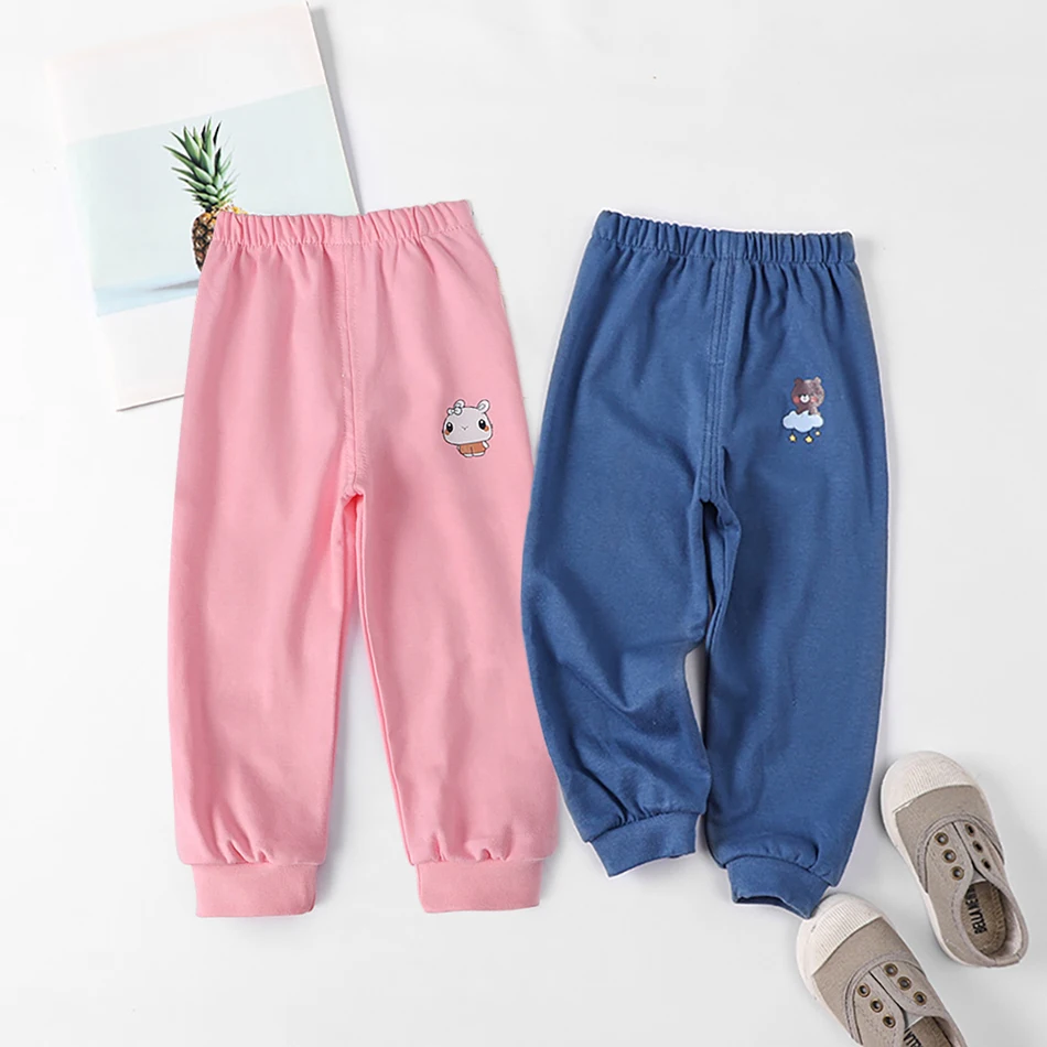 Pantalones capris de algodón con animales para bebé – Cintura elástica - imagen 5