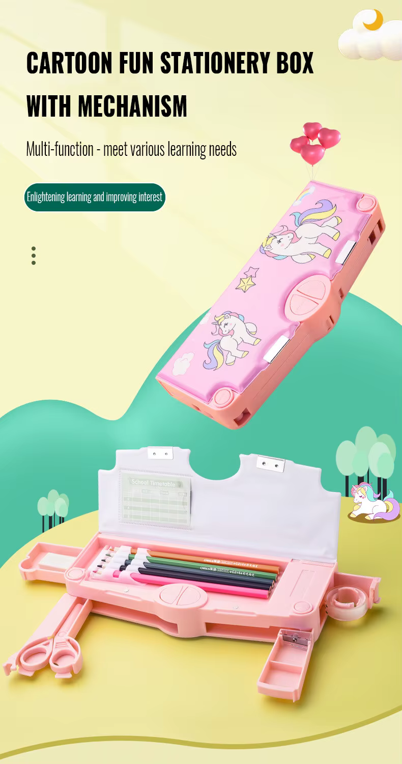 Estuche multifunción kawaii con diseño coreano japones