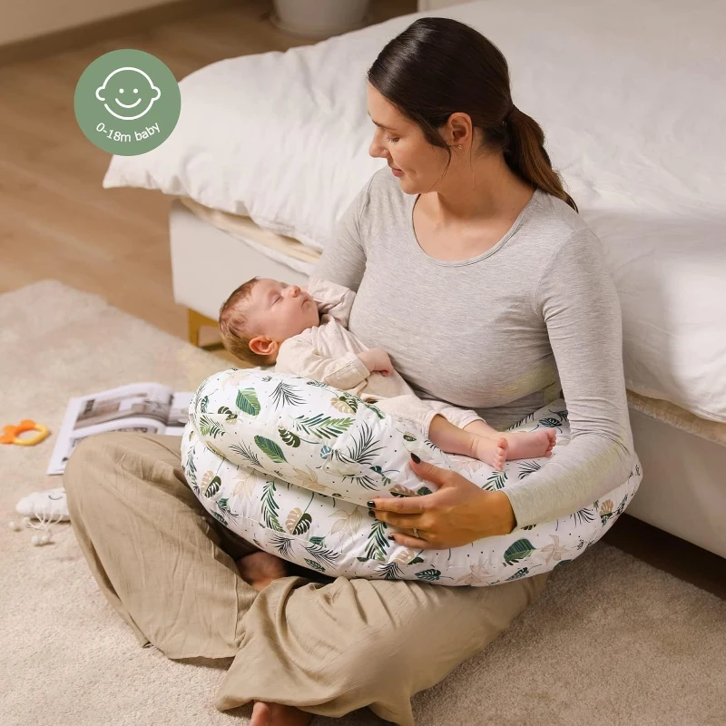 Almohada de lactancia multifuncional desmontable para embarazo y bebé - imagen 5