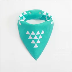 Baberos bandana de algodón doble capa para bebé reutilizables