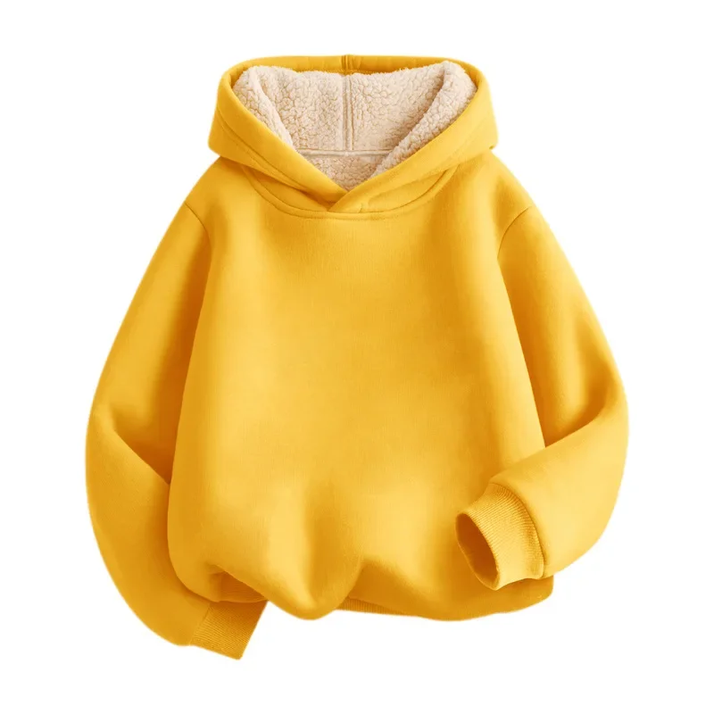 Sudadera acolchada con capucha para niños y niñas, abrigo de invierno - imagen 2