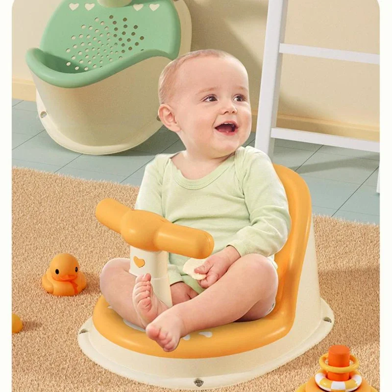 Asiento de ducha infantil antideslizante para bebés y niños