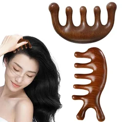 Peine massageador de sándalo para niños – Cuidado delicado del cabello infantil