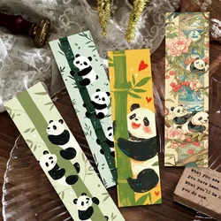 Marcadores de libros con panda, decorativos y creativos