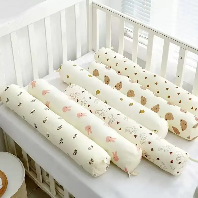 Almohada anticolisión cilíndrica para bebé, lavable, junto a la cama - imagen 3