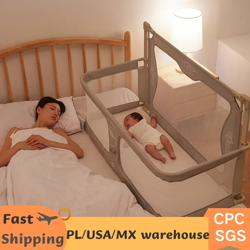 Cuna ligera para bebé - cama de uso dual con protección - imagen 3
