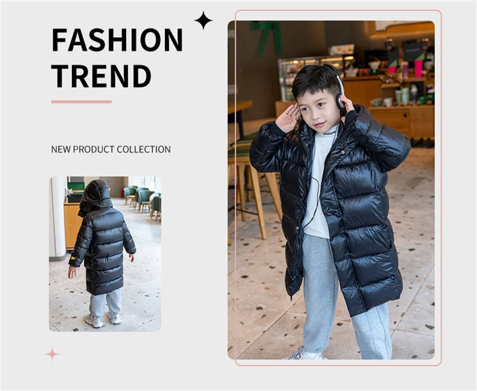 Chaqueta cálida infantil estilo casual