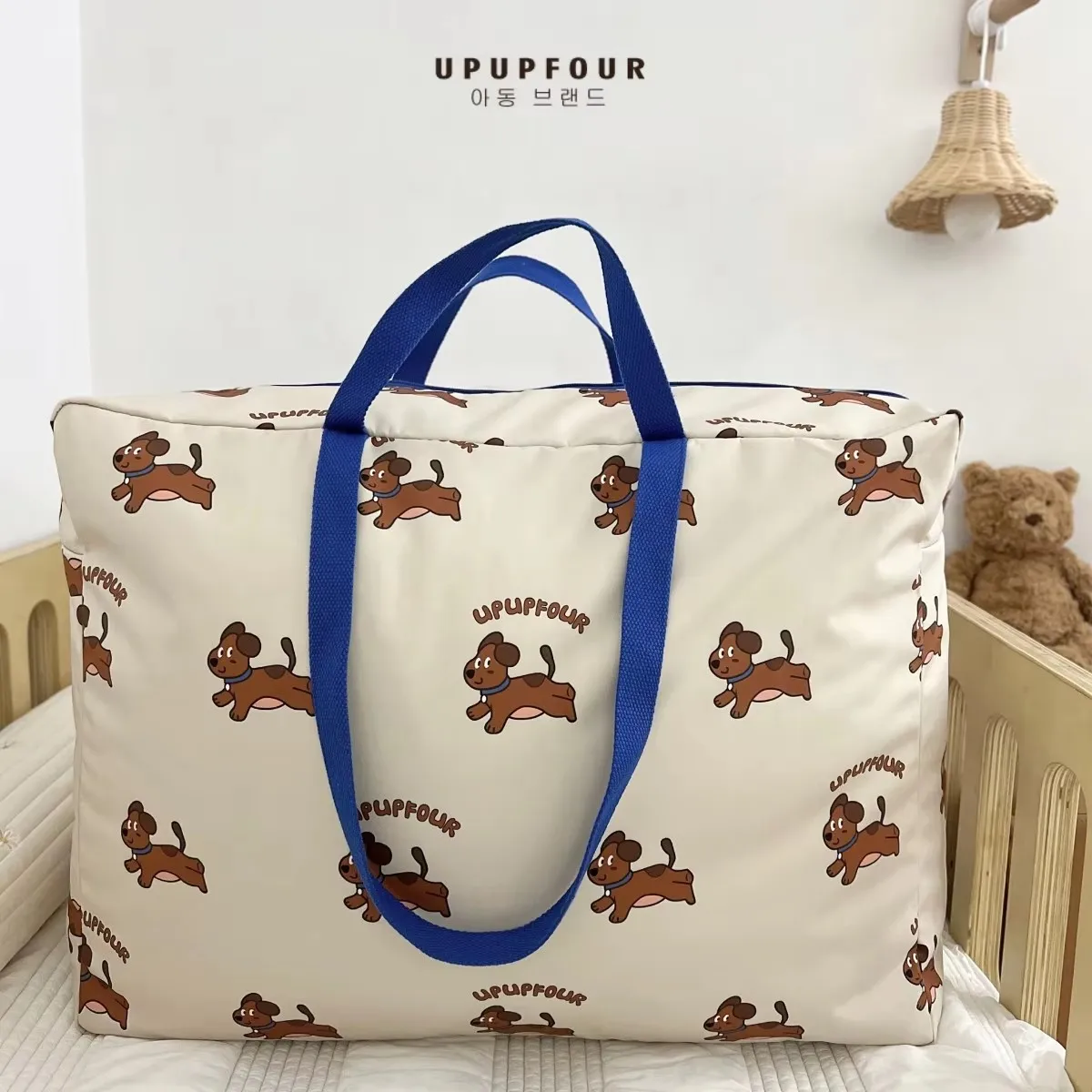 Bolsa organizadora impermeable para bebé con estampado oso