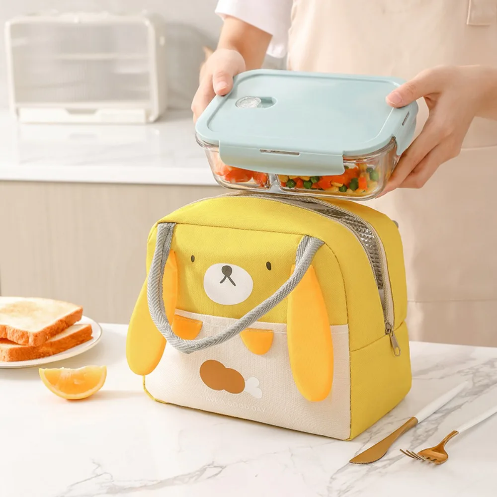 Bolsa térmica de almuerzo aislada porta alimentos con estampado - imagen 5