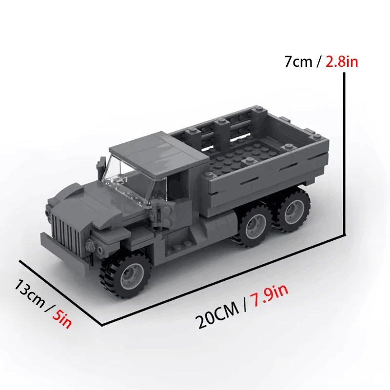 Bloques de construcción MOC Camión Militar URAL-375 para niños