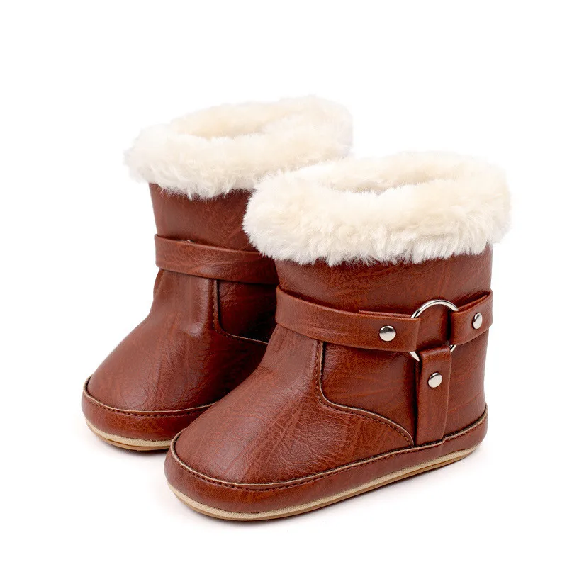 Botas de nieve para bebé 2025 - cálidas, antideslizantes, suela goma - imagen 2
