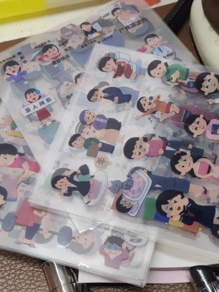 Pegatinas japonesas lindas para cuadernos y agendas DIY - imagen 4