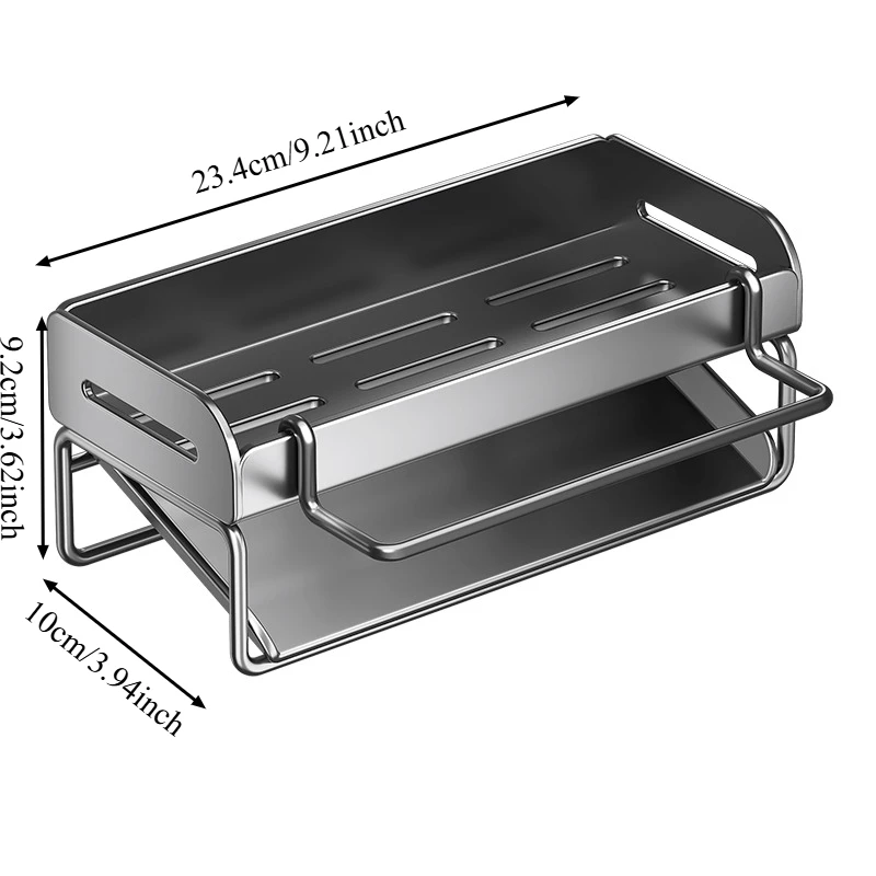 Soporte para esponjas de fregadero de acero al carbono anti-óxido - imagen 4