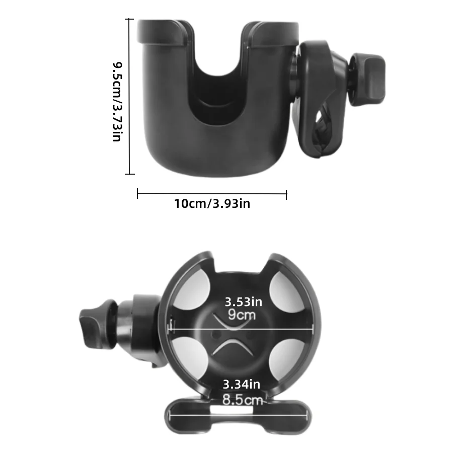 Portavasos para cochecito con clips universales para bebidas - imagen 3