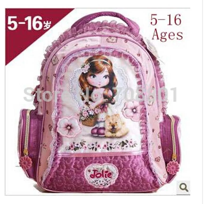 Mochila de maternidad con encaje y correa gruesa para mamá y niñas