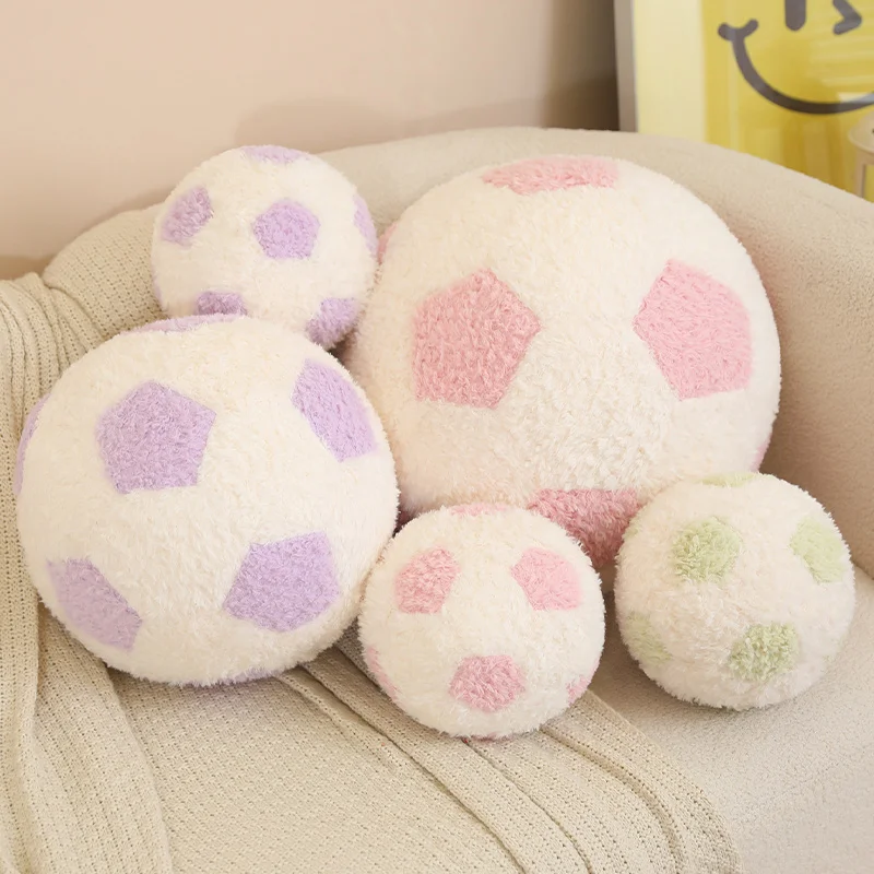 Pelota fútbol peluche suave: juguete decorativo infantil - imagen 5