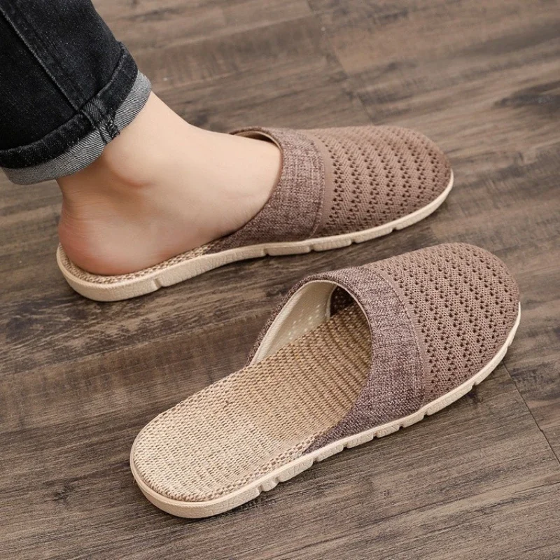 Zapatillas de lino antideslizantes para bebé – Primeros pasos - imagen 4