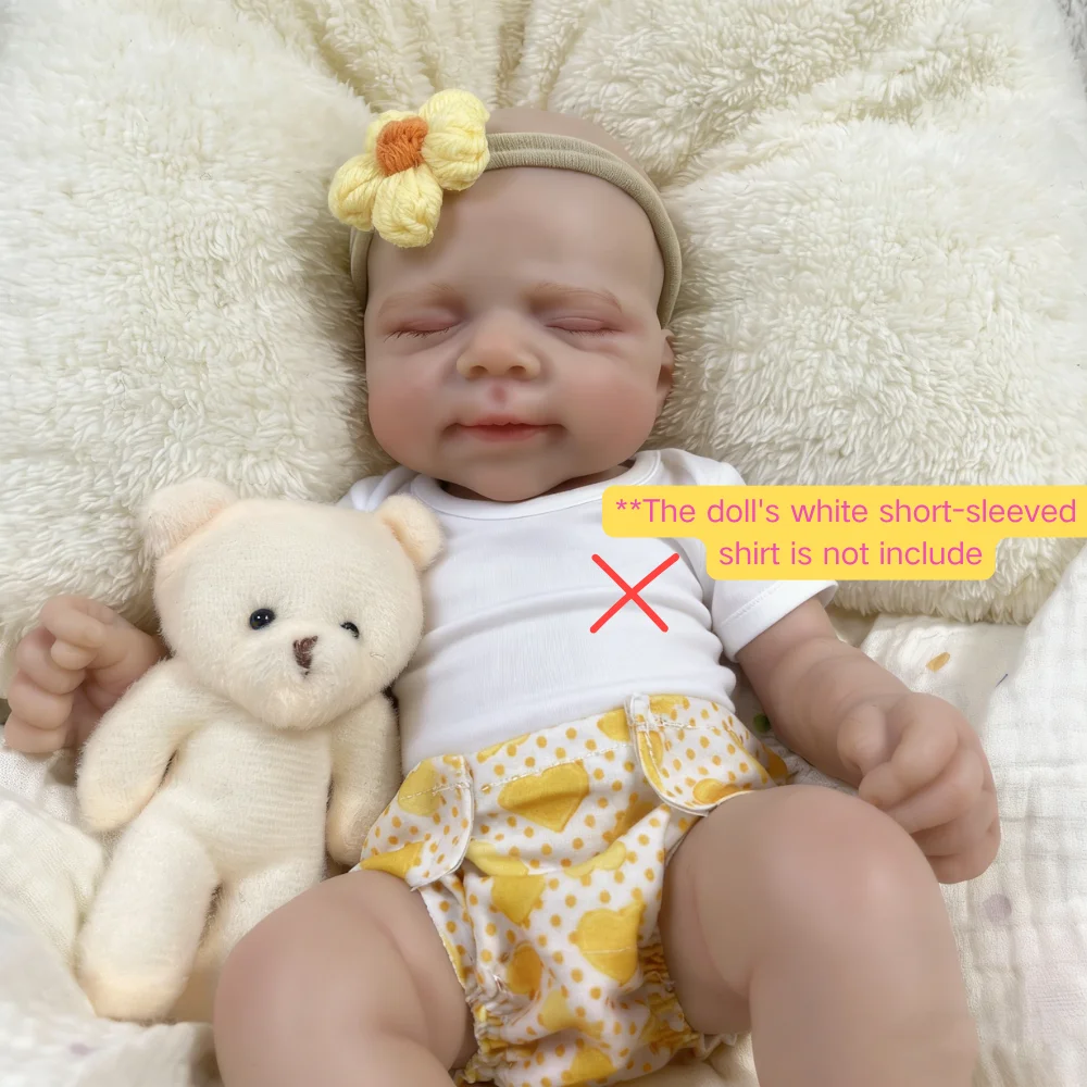 Muñeca reborn de silicona Pascale, niña suave y lavable - imagen 5