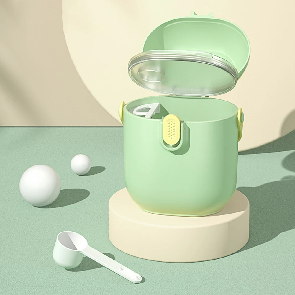 Dispensador portátil de fórmula con caja almacenamiento para bebés - imagen 4