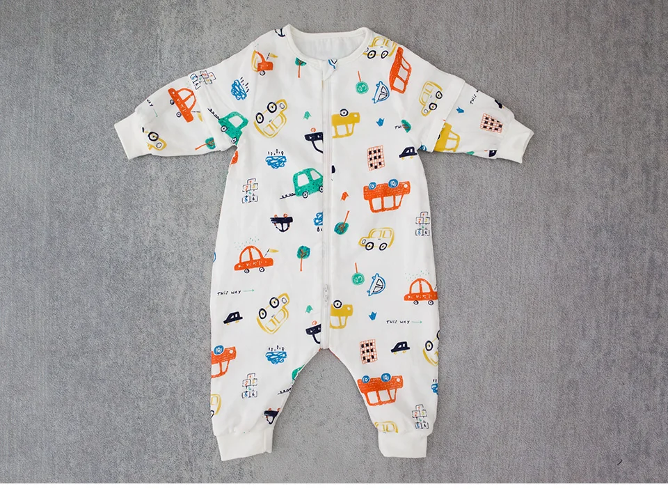 Jumpsuit-slaapzak de algodón para bebé