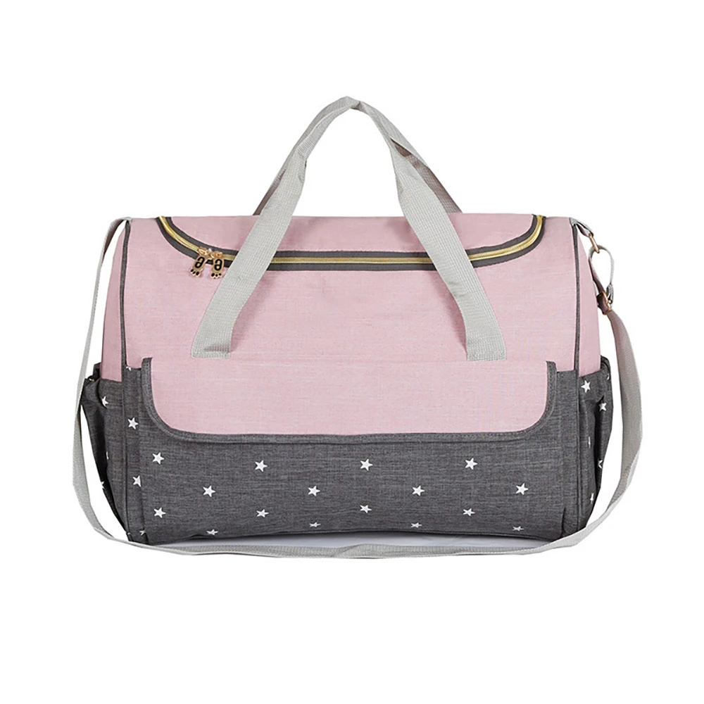 Bolsa para pañales impermeable con bolsillos y diseño ergonómico - imagen 3