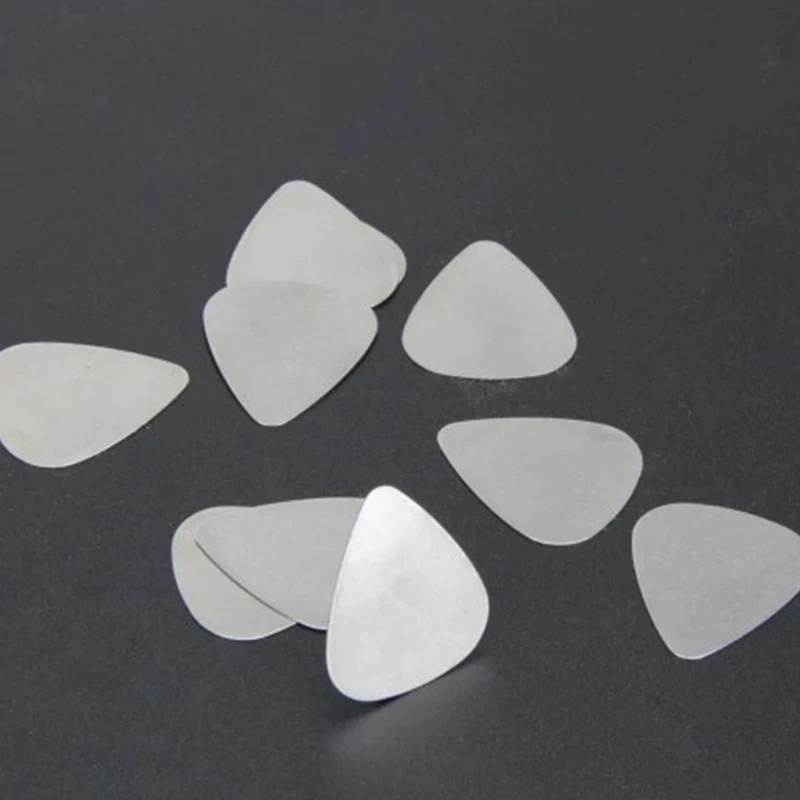 Púas de guitarra de acero inoxidable para práctica y exhibición - imagen 2