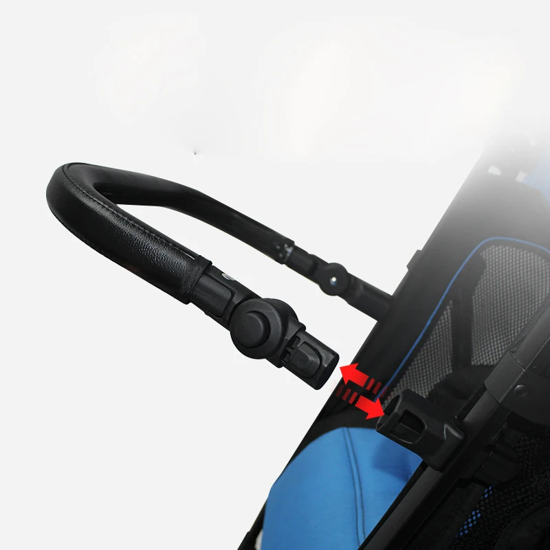 Barra parachoques de cuero para cochecito compatible con YOYO y Cybex - imagen 3