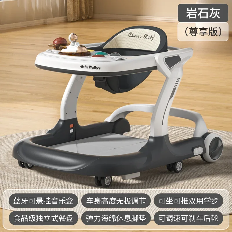 Andador para bebé multiposición con triciclo plegable giratorio - imagen 5