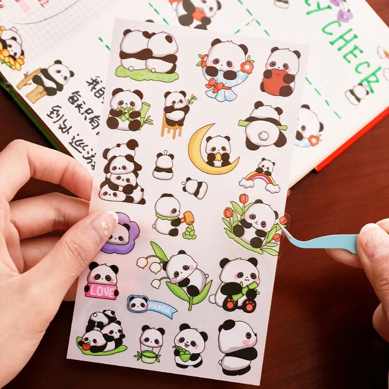 Pegatinas infantiles creativas de dibujos animados – Pack pintado a mano - imagen 2