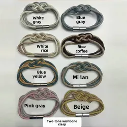 Alzapaños de cortina magnéticos sin perforaciones tipo nudo chino