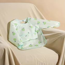 Babero impermeable para bebé – Estampado colorido, suave y antimanchas