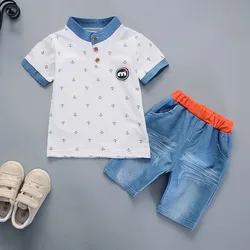 Ropa de verano bebé niño conjunto camiseta pantalón corto