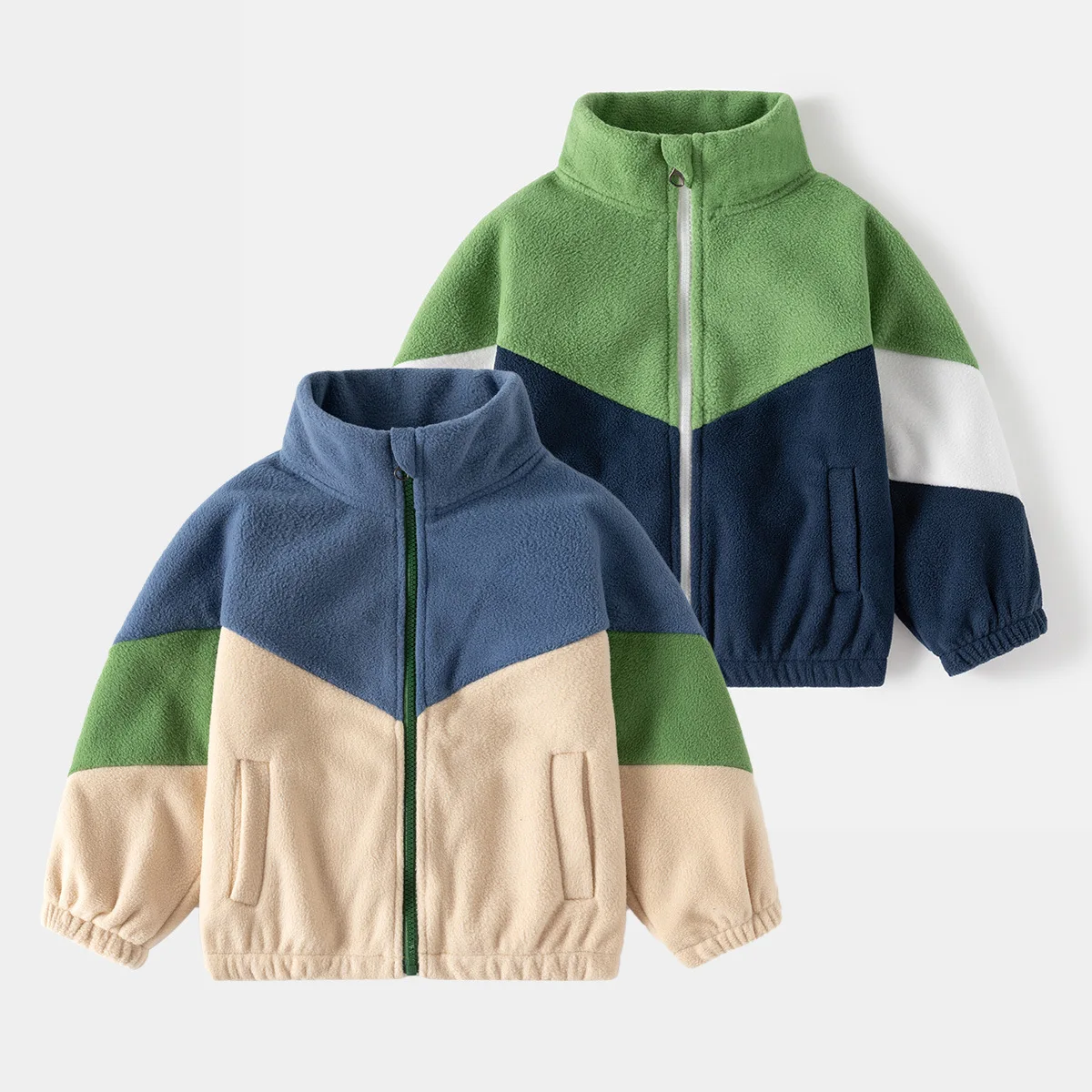 Cardigan de forro polar térmico para niño – Otoño invierno - imagen 2