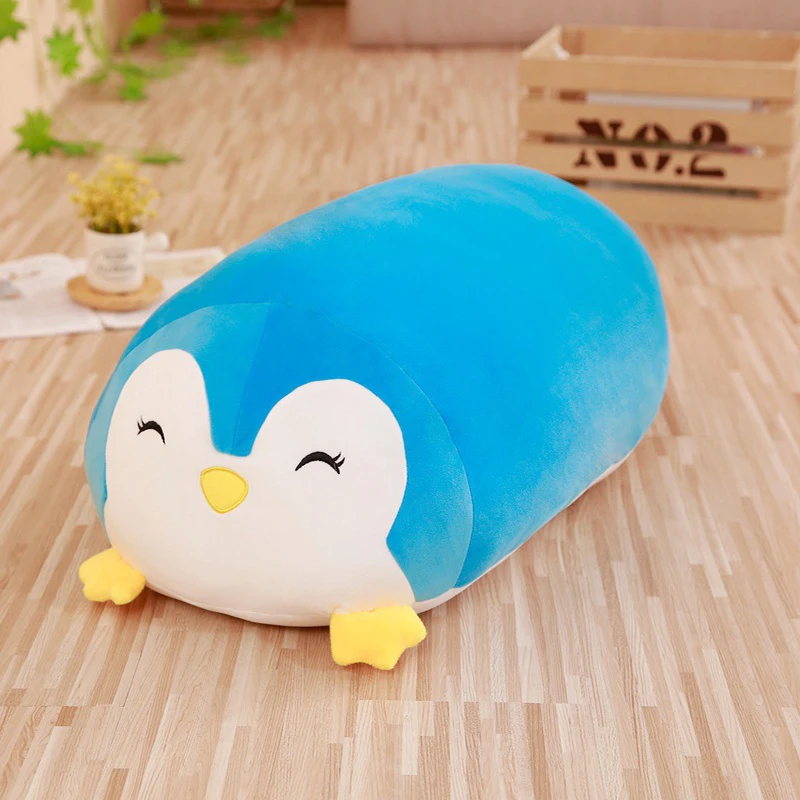 Almohada de peluche infantil con forma de gato y cerdo suave - imagen 3