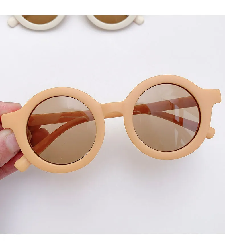 Gafas de sol infantiles vintage con protección UV y diadema