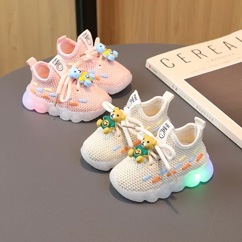 Zapatillas LED luminosas para niños deportivas con luz intermitente - imagen 4