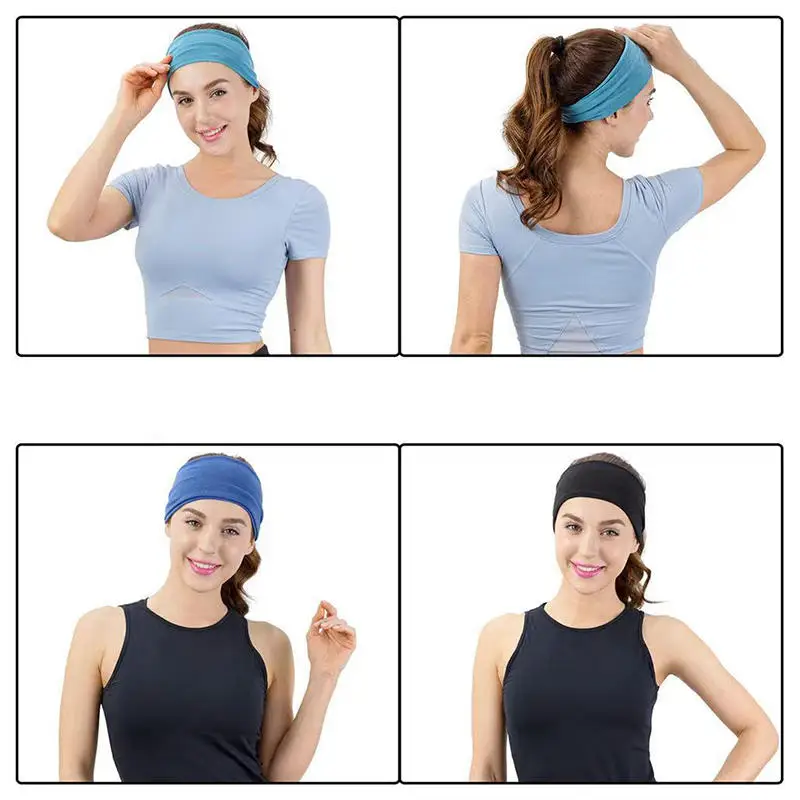 Diadema deportiva elástica para yoga, correr y fitness unisex - imagen 4
