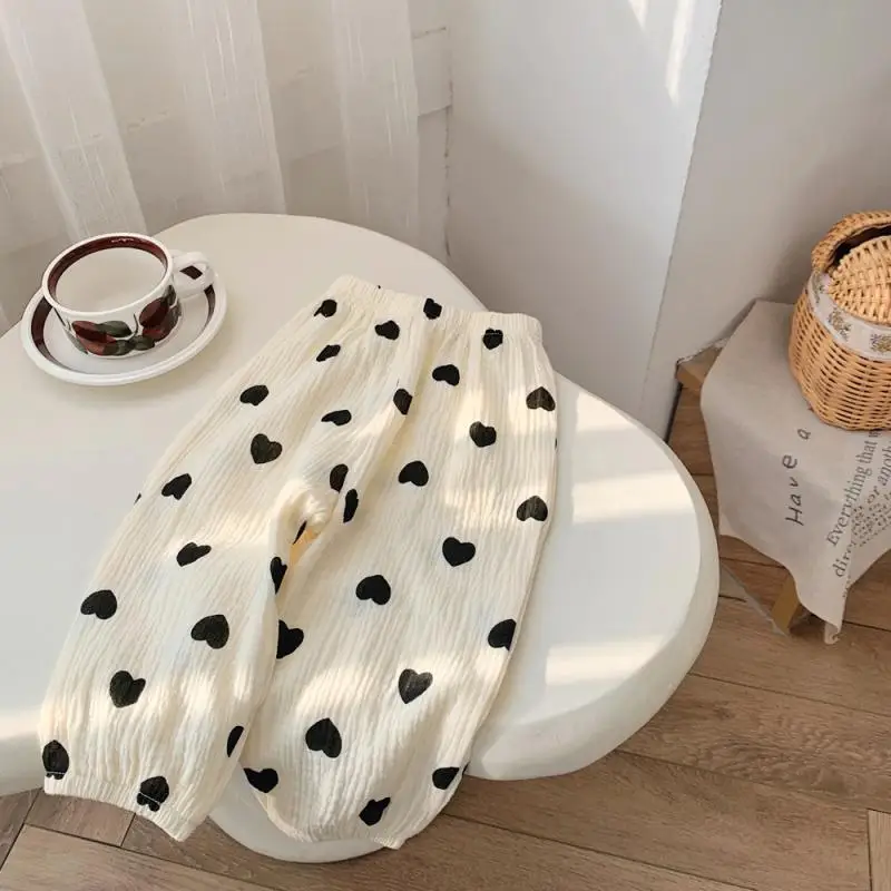 Pantalones bombachos bebé unisex de verano con estampado diseñador - imagen 5