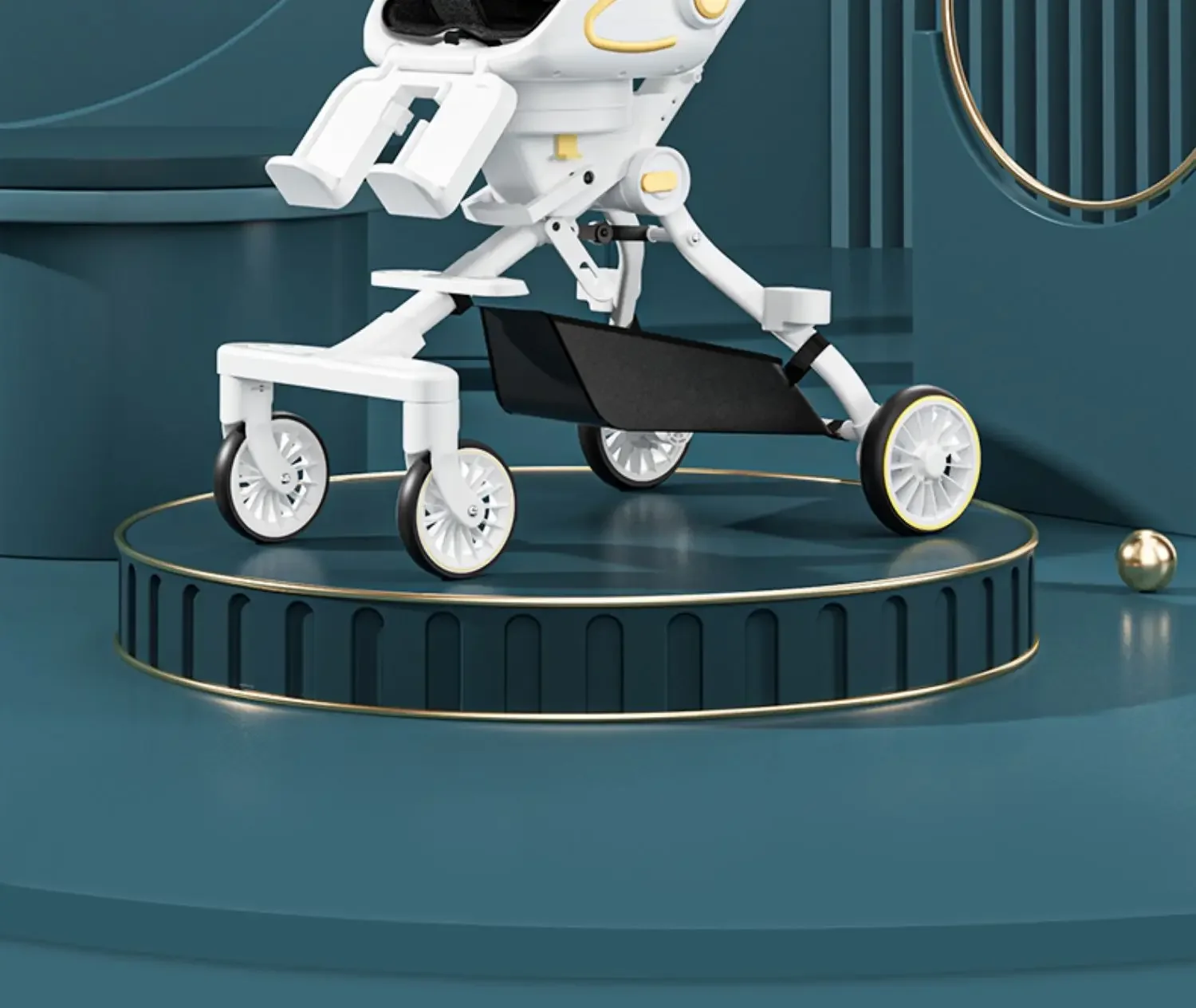 Carrito de bebé en posición sentada