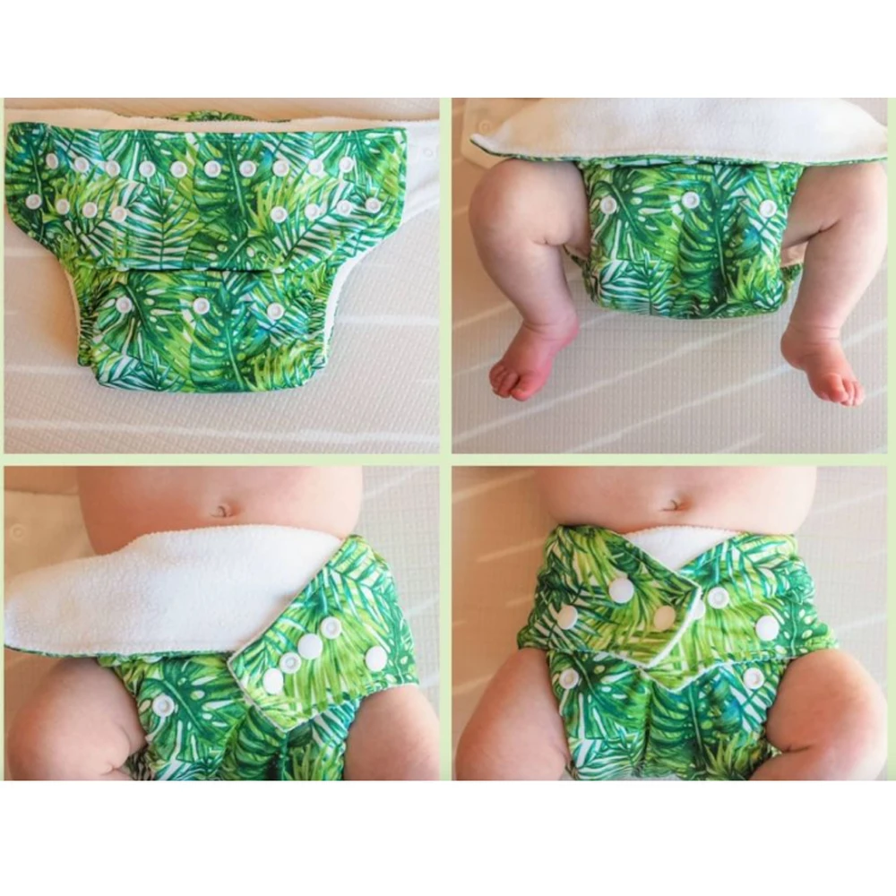 BABYLAND Pañal de tela reutilizable para recién nacido - imagen 2