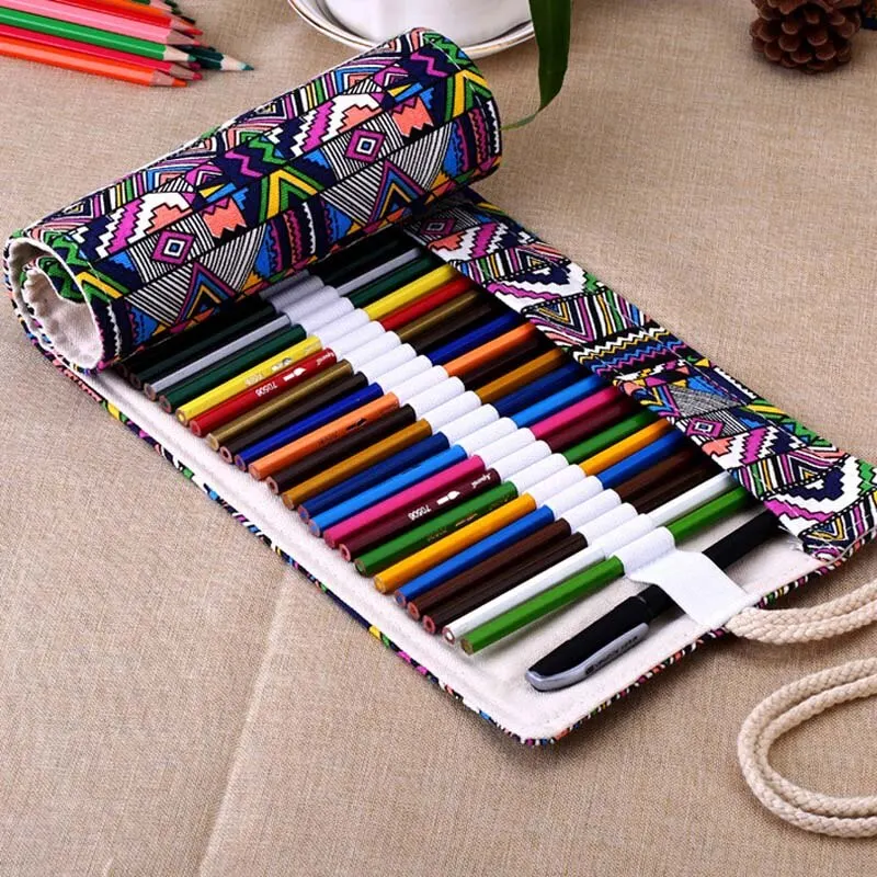 Estuche de lápices de colores con accesorios de pintura infantil - imagen 4