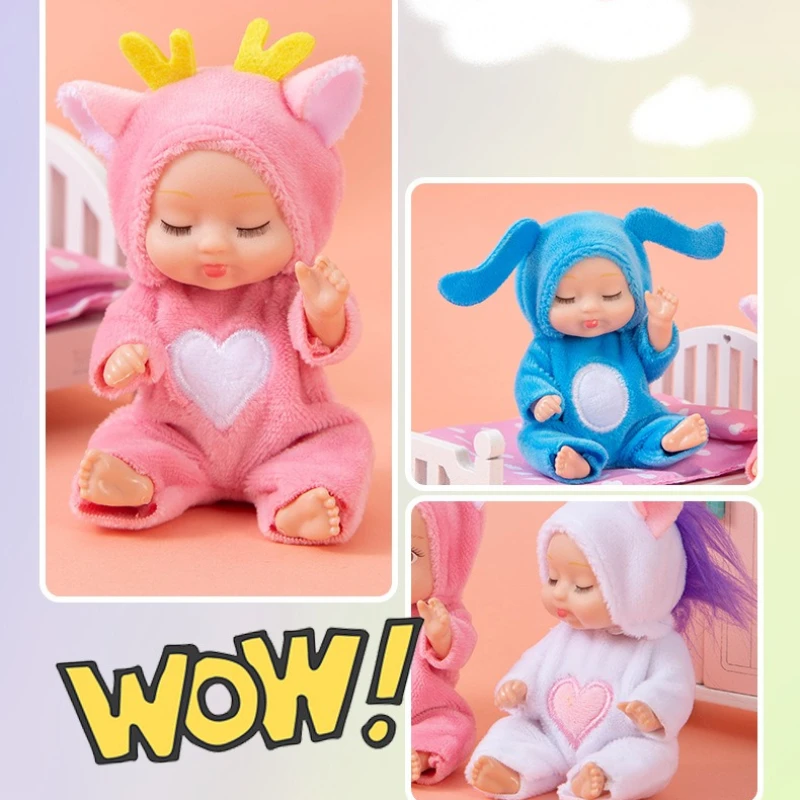 Muñeca BJD mini princesa Durmiente para casa de muñecas realista - imagen 5