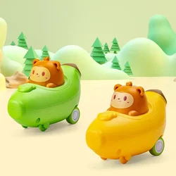 Coche juguete de animales con cuerda para bebé