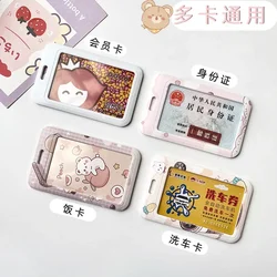 Funda para tarjetas de identificación infantil en plástico ABS – diseño té