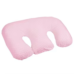 Almohada de lactancia doble para manos libres y soporte posparto