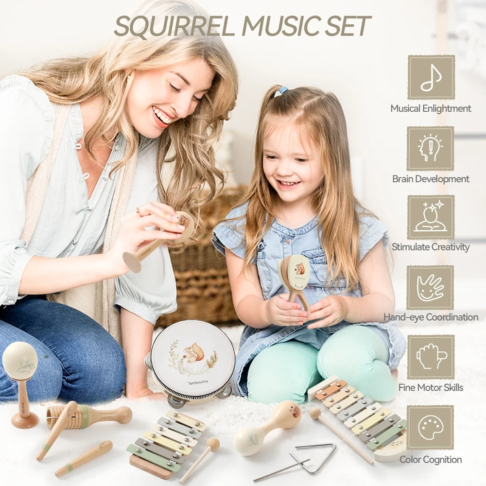 Sonajero musical Montessori para bebés